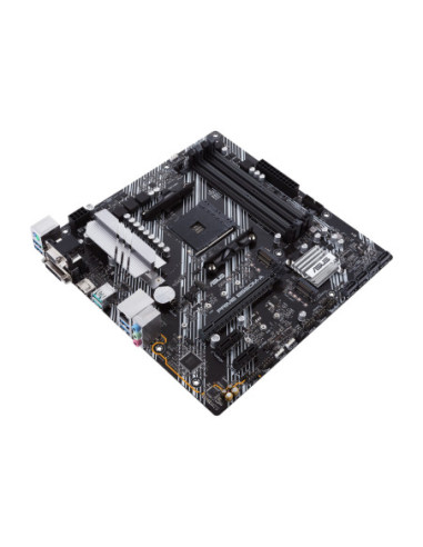 Asus | PRIME B550M-A | Processor family AMD | Processor socket AM4 | DDR4 | Memory slots 4 | Supported hard disk drive interfac