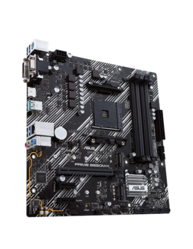 Asus | PRIME B550M-K | Processor family AMD | Processor socket AM4 | DDR4 | Memory slots 4 | Chipset AMD B | Micro ATX