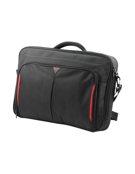 Targus | Clamshell Laptop Bag | CN418EU | Briefcase | Shoulder strap | Black/Red
