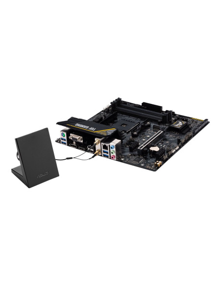 Asus | TUF GAMING A520M-PLUS | Processor family AMD | Processor socket AM4 | DDR4 | Memory slots 4 | Supported hard disk drive 