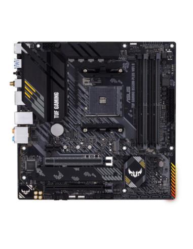 Asus | TUF GAMING B550M-PLUS WIFI II | Processor family AMD | Processor socket AM4 | DDR4 | Memory slots 4 | Chipset B550 | mic