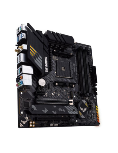 Asus | TUF GAMING B550M-PLUS WIFI II | Processor family AMD | Processor socket AM4 | DDR4 | Memory slots 4 | Chipset B550 | mic
