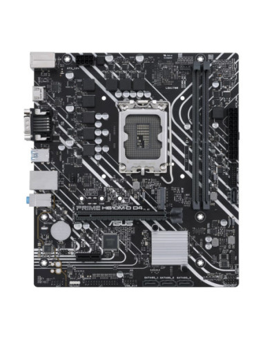 Asus | PRIME H610M-D D4 | Processor family Intel | Processor socket LGA1700 | DDR4 DIMM | Memory slots 2 | Supported hard disk 