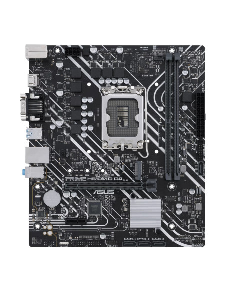 Asus | PRIME H610M-D D4 | Processor family Intel | Processor socket LGA1700 | DDR4 DIMM | Memory slots 2 | Supported hard disk 