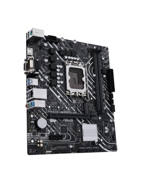 Asus | PRIME H610M-D D4 | Processor family Intel | Processor socket LGA1700 | DDR4 DIMM | Memory slots 2 | Supported hard disk 