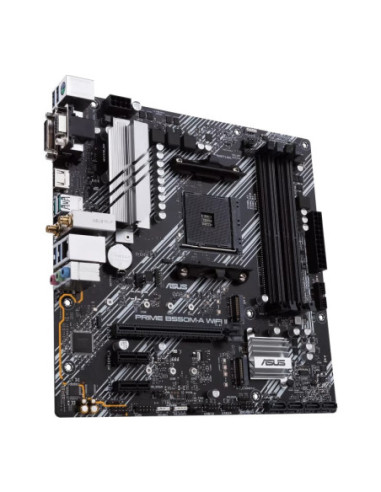 Asus | PRIME B550M-A WIFI II | Processor family AMD | Processor socket AM4 | DDR4 DIMM | Memory slots 4 | Supported hard disk d