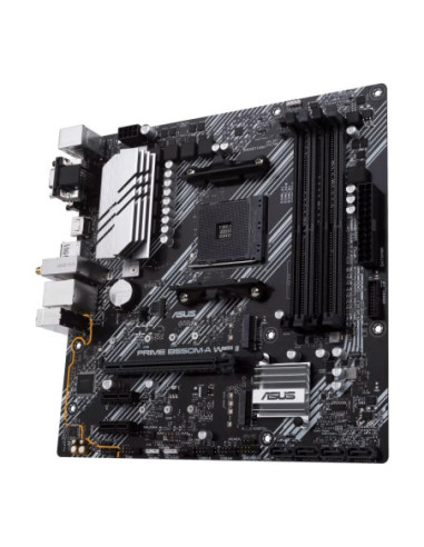 Asus | PRIME B550M-A WIFI II | Processor family AMD | Processor socket AM4 | DDR4 DIMM | Memory slots 4 | Supported hard disk d