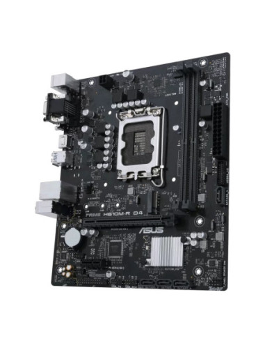 Asus | PRIME H610M-R D4-SI | Processor family Intel | Processor socket LGA1700 | DDR4 DIMM | Memory slots 2 | Supported hard di