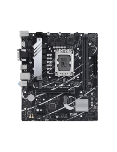 Asus | PRIME B760M-K D4 | Processor family Intel | Processor socket LGA1700 | DDR4 DIMM | Memory slots 2 | Supported hard disk 
