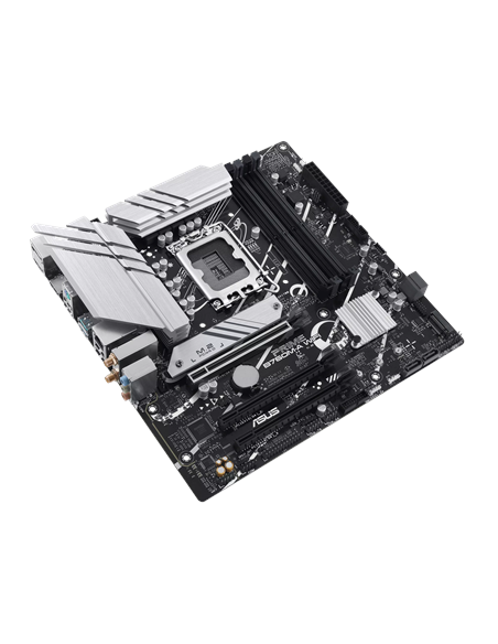 Asus | PRIME B760M-A WIFI | Processor family Intel | Processor socket LGA1700 | DDR5 | Supported hard disk drive interfaces M.2