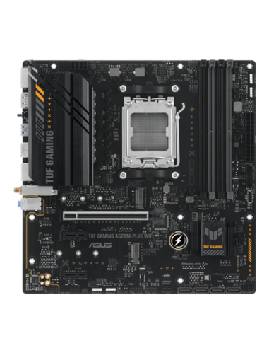 Asus | TUF GAMING A620M-PLUS WIFI | Processor family AMD | Processor socket AM5 | DDR5 DIMM | Memory slots 4 | Supported hard d