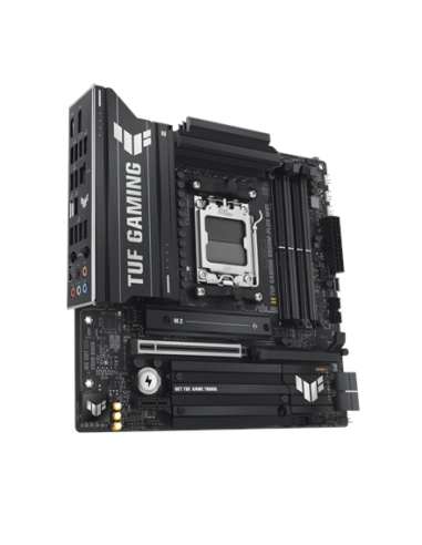 Asus TUF GAMING B850M-PLUS WIFI | Processor family AMD | Processor socket AM5 | DDR5 | Supported hard disk drive interfaces M.2