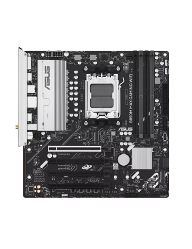 Asus B850M MAX GAMING WIFI | Processor family AMD | Processor socket AM5 | DDR5 | Supported hard disk drive interfaces SATA, M.