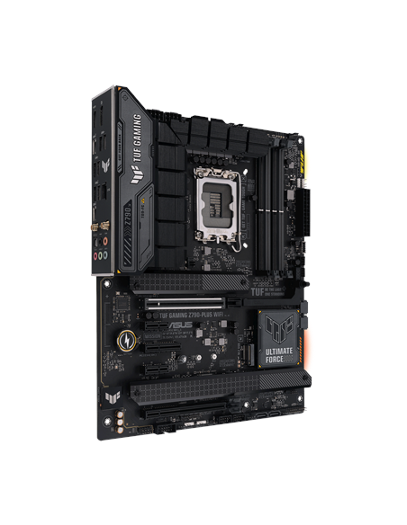 Asus | TUF GAMING Z790-PLUS WIFI | Processor family Intel | Processor socket LGA1700 | DDR5 | Supported hard disk drive interfa