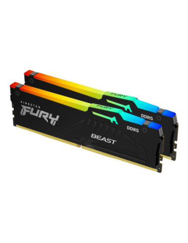 Kingston Fury Beast | 32 Kit (16GBx2) GB | DDR5 | 6000 MHz | PC/server | Registered No | ECC No