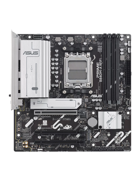 Asus PRIME B840M-A WIFI | Processor family AMD | Processor socket AM5 | DDR5 SDRAM | Supported hard disk drive interfaces SATA,
