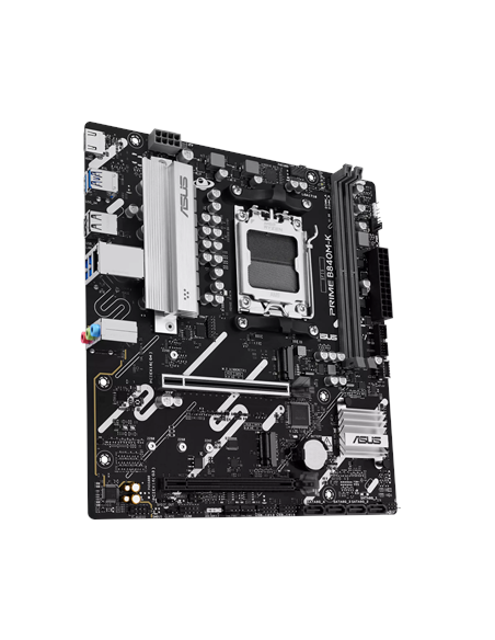 Asus PRIME B840M-K | Processor family AMD | Processor socket AM5 | DDR5 | Supported hard disk drive interfaces SATA, M.2 | Numb
