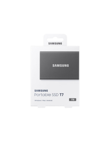 Portable SSD | T7 | 1000 GB | USB 3.2 | Silver