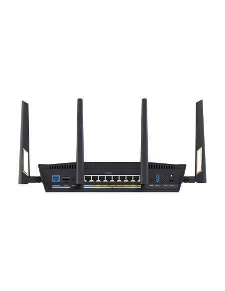 Asus | Dual-band WiFi 7 AiMesh Extendable Performance Router | RT-BE88U | 802.11be | 10/100/1000 Mbit/s | Ethernet LAN (RJ-45) 