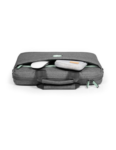 PORT DESIGNS | Yosemite Eco TL Laptop Case 13/14 | Laptop Case | Shoulder strap | Grey