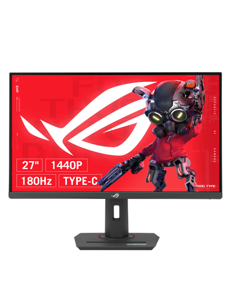 Asus XG27ACMS | 27 " | Fast IPS | QHD | 16:9 | 320 Hz | 1 ms | 2560 x 1440 pixels | 350 cd/m | HDMI ports quantity 1 | Black