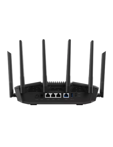 Asus | BE9400 Tri-band WiFi 7 AiMesh Extendable Router | RT-BE90U | 802.11be | Ethernet LAN (RJ-45) ports 3 | Mesh Support Yes 