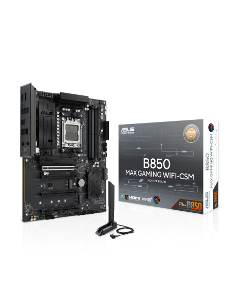 Mainboard, ASUS, AMD B850, Socket AM5, ATX, RAM DDR5-SDRAM, 4xSlots, Wi-Fi Yes, Bluetooth Yes, 3xNumber of M.2 (M) slots, B850M