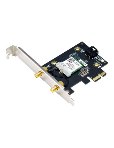 Asus | AX1800 Dual-Band Bluetooth 5.2 PCIe Wi-Fi Adapter | PCE-AX1800 | 802.11ax | 574+1201 Mbit/s | Mesh Support No | MU-MiMO 