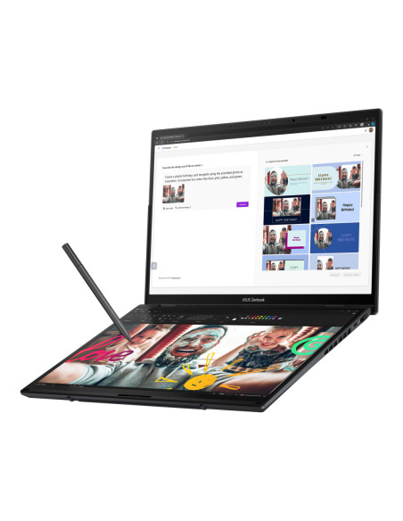 Asus | Zenbook Duo UX8406CA-QL287W | Inkwell Gray | 14 " | OLED | Touchscreen | FHD | 1920 x 1200 pixels | Intel Core Ultra 7 |