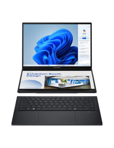 Asus | Zenbook Duo UX8406CA-QL287W | Inkwell Gray | 14 " | OLED | Touchscreen | FHD | 1920 x 1200 pixels | Intel Core Ultra 7 |