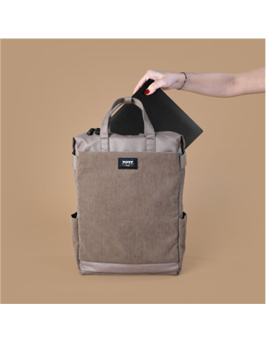 PORT DESIGNS MILANO II ECO TOTEPACK 14/16'' DESERT BROWN