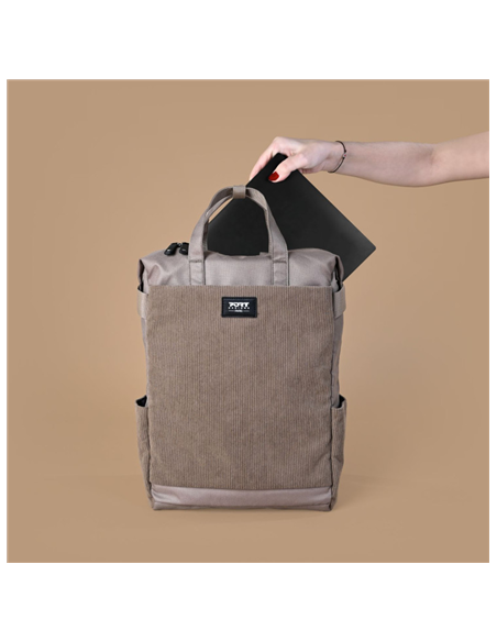 PORT DESIGNS MILANO II ECO TOTEPACK 14/16'' DESERT BROWN