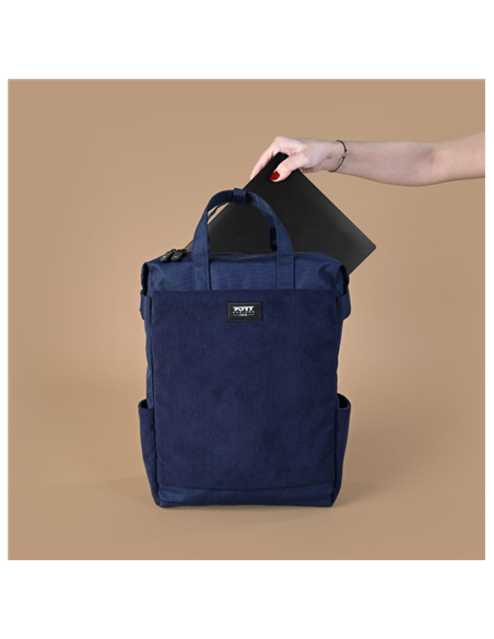PORT DESIGNS MILANO II ECO TOTEPACK 14/16'' NAVY BLUE | PORT DESIGNS