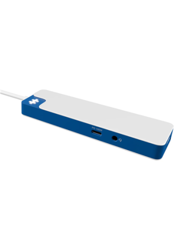 Hyper HyperDrive Flex 9 Port Dual 4K HDMI Dock, White/Blue | HD4103BUGL | HDMI ports quantity 2