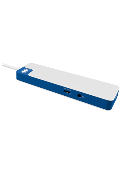 Hyper HyperDrive Flex 9 Port Dual 4K HDMI Dock, White/Blue | HD4103BUGL | HDMI ports quantity 2