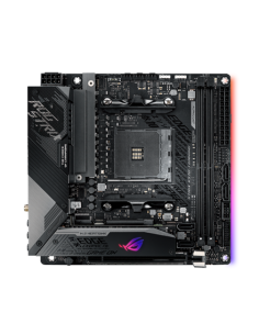 Asus ROG STRIX X570-I GAMING | Processor family AMD | Processor socket AM4 | DDR4 | Supported hard disk drive interfaces SATA, 