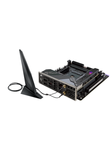 Asus ROG STRIX X570-I GAMING | Processor family AMD | Processor socket AM4 | DDR4 | Supported hard disk drive interfaces SATA, 