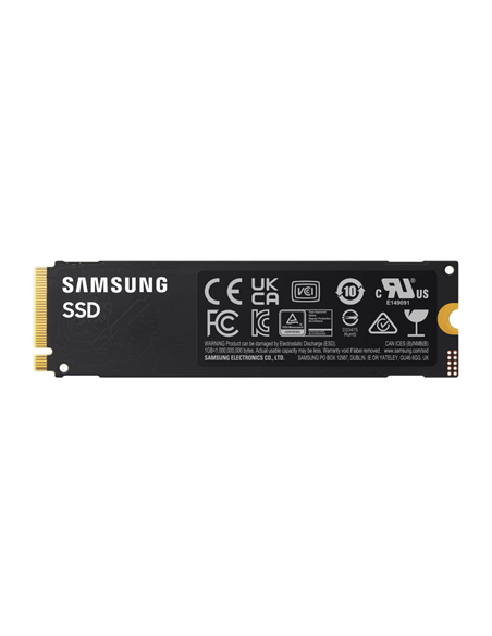 Samsung 990 | 2000 GB | SSD form factor M.2 2280 | Solid-state drive interface PCIe 4.0 x4 NVMe | Read speed 7250 MB/s | Write 