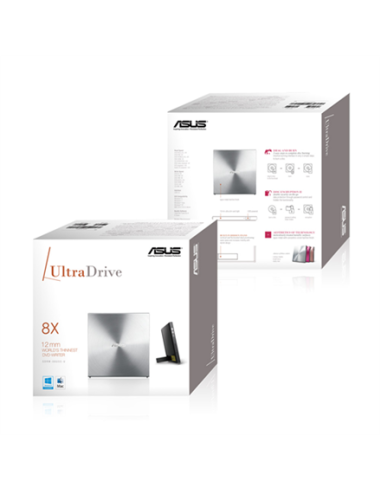 ASUS SDRW-08U5S-U išorinis DVD±RW įrenginys | USB 2.0