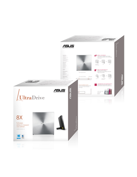 ASUS SDRW-08U5S-U išorinis DVD±RW įrenginys | USB 2.0
