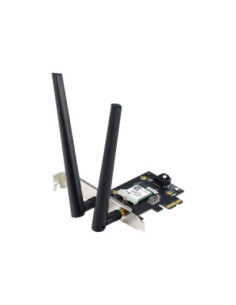 Asus | Wi-Fi Adapter, Tri-Band, Wi-Fi 6E Adapter | PCE-AXE5400 | 802.11ax | 574/2402/2042 Mbit/s | Mesh Support No | MU-MiMO No