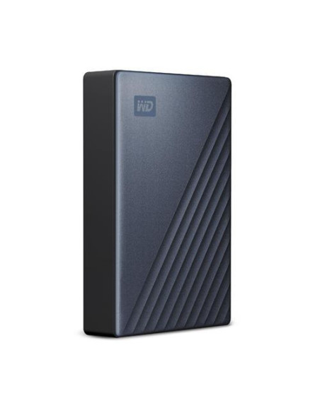External HDD, WESTERN DIGITAL, My Passport Ultra, 4TB, USB 3.0, Colour Blue, WDBFTM0040BBL-WESN