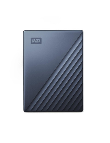 External HDD, WESTERN DIGITAL, My Passport Ultra, 5TB, USB 3.0, Colour Blue, WDBFTM0050BBL-WESN