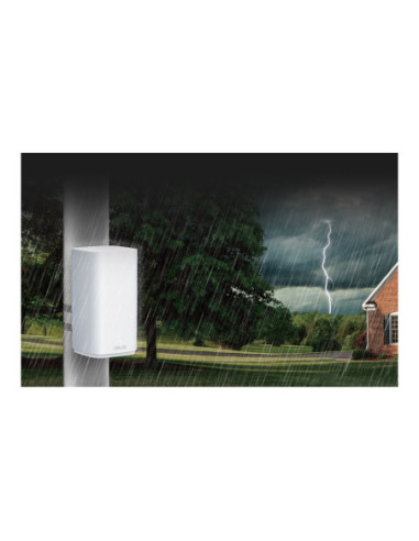 Asus | BE3600 Dual-band WiFi 7 AiMesh Extendable Router | ZenWiFI BD4 OUTDOOR | 802.11be | 3600 Mbit/s | Ethernet LAN (RJ-45) p