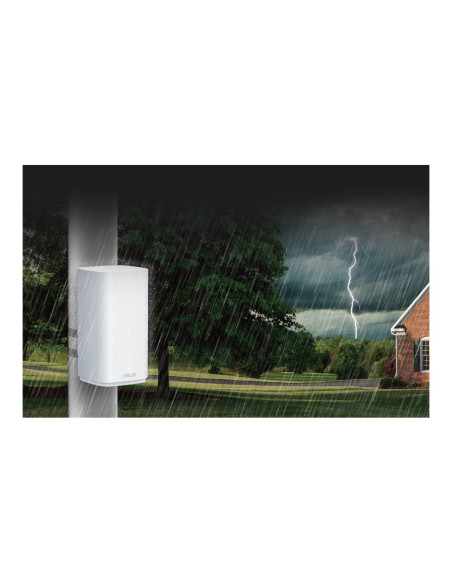 Asus | BE3600 Dual-band WiFi 7 AiMesh Extendable Router | ZenWiFI BD4 OUTDOOR | 802.11be | 3600 Mbit/s | Ethernet LAN (RJ-45) p