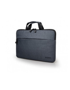 PORT DESIGNS | Belize | Fits up to size 13.3 " | Toploading laptop case | Shoulder strap | Black
