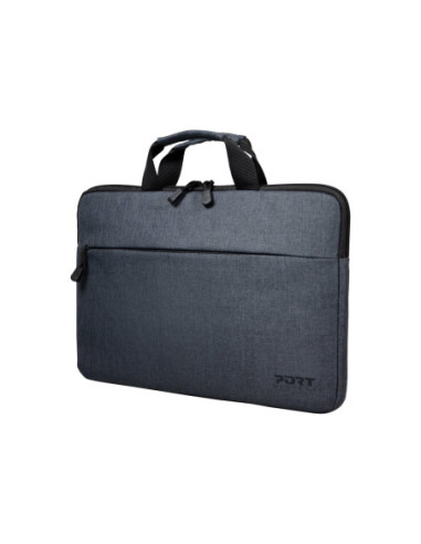 PORT DESIGNS | Belize | Fits up to size 13.3 " | Toploading laptop case | Shoulder strap | Black