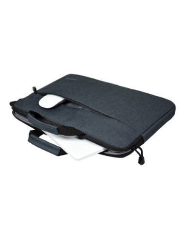 PORT DESIGNS | Belize | Fits up to size 13.3 " | Toploading laptop case | Shoulder strap | Black