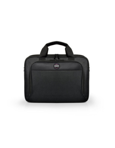 PORT DESIGNS | HANOI II CLAMSHELL | 105064 | Fits up to size 15.6 " | Messenger - Briefcase | Shoulder strap | Black