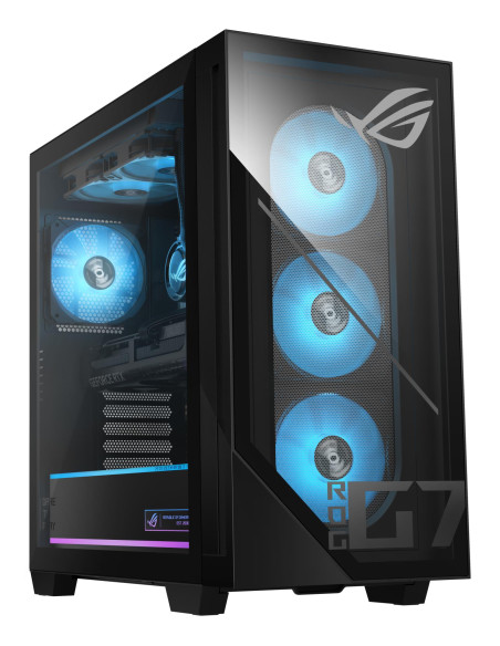 PC, ASUS, ROG G700, ROG, Tower, AMD RyzenT 7, 9800X3D, 32 GB, DDR5-SDRAM, Storage SSD, SSD 1 TB, NVIDIA GeForce RTX 5080, On bo